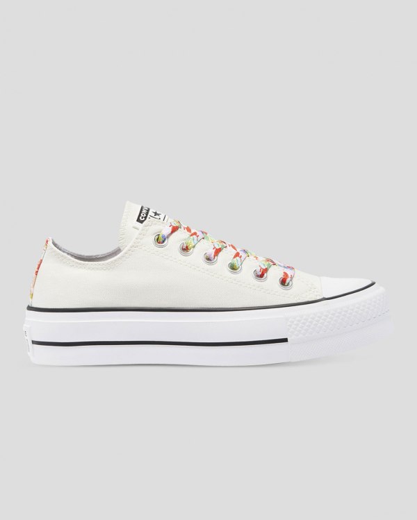 Converse Chuck Taylor All Star Lift Garden Party Beige Sko Danmark - Converse Lave Sneakers Dame - 5